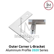 Aluminum Profile Reinforced Outer Bracket L Joint Profile 2020