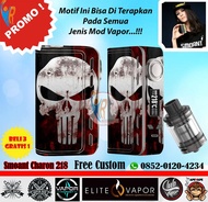 Original Garskin Smoant Charon 218 TC Box Mod - Free Custom- Punisher
