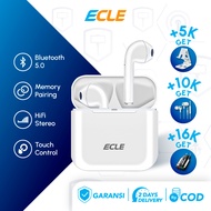 ECLE Pro 4 TWS Headset/Earphone True Wireless Earbuds Touch Control - Beli Banyak Lebih Hemat