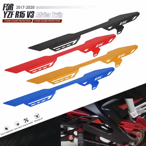 For Yamaha YZF R15 V3 2017 2018 2019 2020 Motorcycle Accessories CNC Aluminum Extension Chain Guard 
