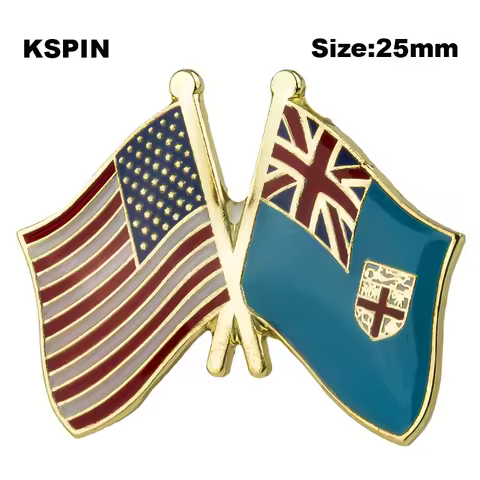 Fiji Flag Laple Pin Badge Brooch