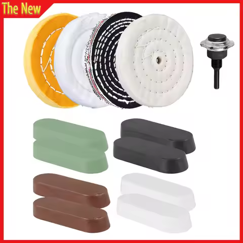 4 Inch Polishing Wheel Kit Polishing Compound Kit Premium Honing Compound Set for Wood Plastic Metal