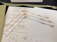 VCA 燙金四葉草手鍊