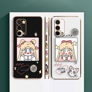 Anime Sailor Moon Cute Girl E-TPU Phone Case For OPPO A79 A75 A73 A54 A35 A31 A17 A16 A15 A12 A11 A9 A7 A5 AX5 F11 F9 F7 F5 R17 Realme C1 Find X3 Pro Plus S E K X