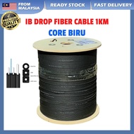 IB Drop Fiber 1 Core Core Biru Outdoor 1000Meter (FIBER HOME FRP)FIBER OPTIC CABLE DROP FIBER