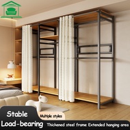 [ SOME KL STOCK ] Open Wardrobe/coat Rack/wardrobe/clothes Rack  Corner Open Assembly Metal Clothes 