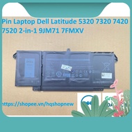 ️ Dell Latitude 5320 7320 7420 7520 2-in-1 9JM71 7FMXV Battery