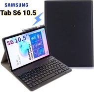 เคสคีย์บอร์ด Samsung Galaxy Tab S6 10.5 2019 / แป้นพิมพ์ ไทย/อังกฤษ คีย์บอร์ดเคส นิ้ว   รุ่น SM-T860/ T865 Samsung Tab S6 10.5 Inch Keyboard Case เคสหนัง PU