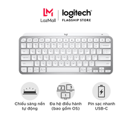 Bàn phím không dây Bluetooth Logitech MX Keys Mini - Nhỏ gọn Sạc USB-C Phím tắt thông minh Có bản ch