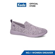 KEDS WF61235 STUDIO HART HEATHERED LIGHT LILAC Women's Slip-on Shoes Purple very good