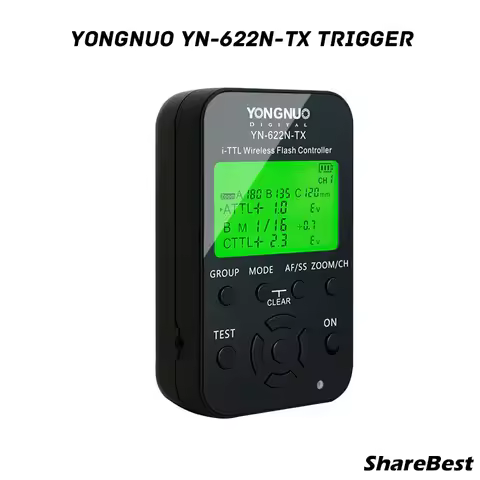 Yongnuo YN-622N-TX YN622N-TX YN 622N TX i-TTL LCD Wireless Flash Controller wireless flash Trigger T