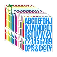DOWNA 1pcs Mailbox Numbers Vinyl Stickers, Waterproof 2 Inch Letter Stickers, Hot Self Adhesive Alph