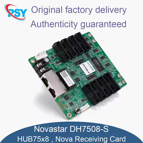 Novastar DH7508-S Full Color Module Receiver Card Signal Receiver Video Transmission Nova HUB75x8 In