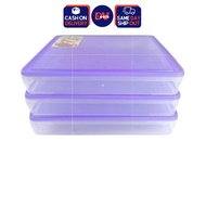 DVDeals Clear Plastic Storage Box Multipurpose Flat Square Container