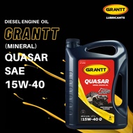 UMW GRANTT QUASAR 15W40 CI-4/SL Diesel Engine Oil Mineral UMW PERFORMANCE 7liter Minyak Hitam 4X4Premium Products By UMW
