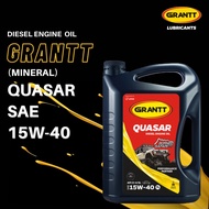 UMW GRANTT QUASAR 15W40 CI-4/SL Diesel Engine Oil Mineral UMW PERFORMANCE 7liter Minyak Hitam 4X4Pre