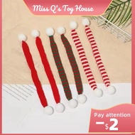 [Christmas in Stock]Doll Accessories  Christmas Mini Small Hat Wool Scarf Miniature House Doll Acces
