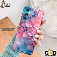 HP Samsung Galaxy A34 5G JOYOLA Fashion Case Flower Casing Samsung A34 5G Silicone Tpu Pro Camera So