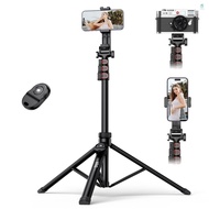 Andoer TP-14 160cm Portable Tripod Stand Desktop Tripod Stand 5kg/11lbs Load Capacity 3 Levels Heigh