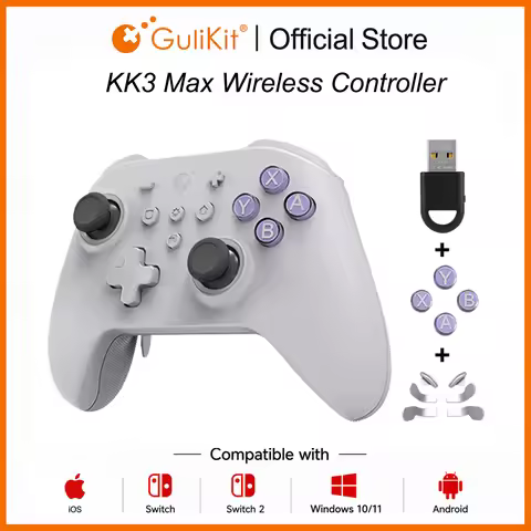 GuliKit KK3 MAX Controller NS39 KingKong 3 Gamepad with Hall Effect Joysticks Triggers for Windows N