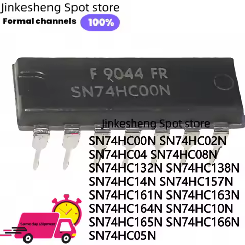 10PCs sn74hc00n dip 74hc1 0 dip-14 74hc02n 74hc04 74hc08 74132 hc74hc138n 74hc14 74hc157 74hc161 74h