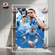 FODEN POSTER WITH HIGH QUALITY CRYSTAL GLASS FRAME