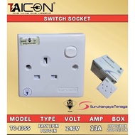 TAICON 13A PC / BAKELITE SWITCH SOCKET
