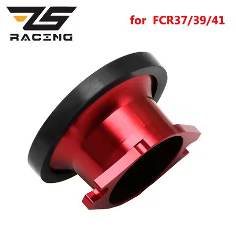 ZS Racing Velocity Stack for Keihin FCR37/39/41 Flatslide Racing Carburetor Air Filter with Net