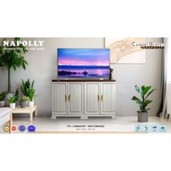NAPOLLY - CABSULFET 454 Papan - Meja TV Napolly | Bufet TV Plastik |
