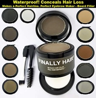 Waterproof Auburn Dab-on Hair Fibers & Hair Loss Concealer, Hairline Creator, Eye Brow Enhancer, and
