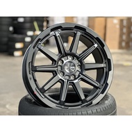 NEW 18X8J Enkei Adventurer Rim (set of 4) Black 5X114.3 for X50 X70 X90 CX3 CX30 CX5 CX8 CRV HRV