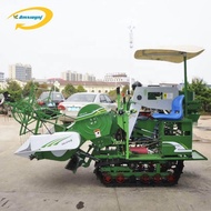 】Harvester machine wheat rice combine harvesters mini small combine harvester ❂❣;!4;