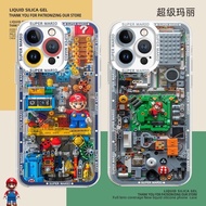 Case For IPhone 11 12 Pro Max 13 Mini 6 6S 7 8 Plus SE 2020 2022 Phone Case Game Super Mario Bros. X