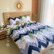 Russels anti-slip bed sheet || Double lock