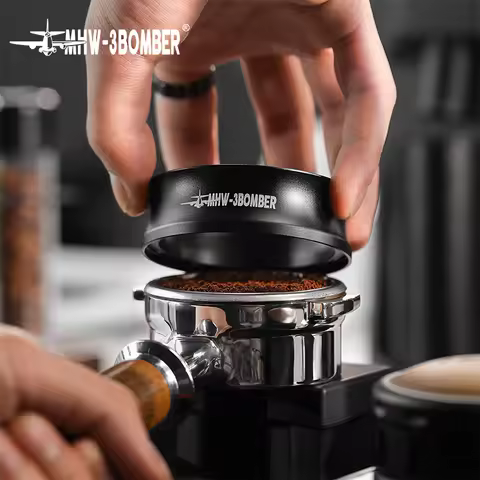 MHW-3BOMBER 51-58mm Magnetic Coffee Dosing Funnel Compatible with 58MM Portafilter Espresso Dosing R