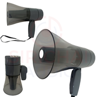 MEGAPHONE โทรโข่ง HOXX รุ่น HM56U โปร่งใส ขนาด5นิ้ว สีดำ 25วัตต์ USB/SD Card บลูทูธ โทรโข่งอัดเสียงไ