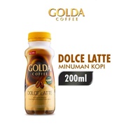 Golda Coffee - Kopi Siap Minum Kemasan Botol 200 mL - Capucinno - Dolce Latte - Kopi Golda