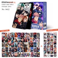 AY 92pcs/Set Anime Jujutsu Kaisen Mini Postcard Gojo Satoru Yuuji Itadori LOMO Card Photo Card For F