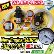 MESIN MaxPower 340psi 8.0 lpm 23.4 bar Motorcycle Washing Tool PUMP 10A Jet Cleaner Motor PUMP