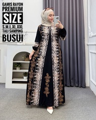 Batik Usman - Gamis Terbaru twill rayon premium pekalongan gamis twil batik cap super abstrak - Home