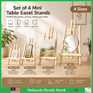 Tabletop Easel Stand Pine Wood Easel Mini Display Stand