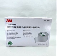 3M - 1527-1 Transpore Surgical Tape (醫生膠布 / 易撕透明膠帶) 2.54cm x 9.14m 一盒12卷 (平行進口)