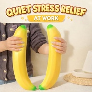 Giant Squishy Banana Stress Relief Fidget Toy Jumbo Squishy Banana Squeeezy Toys