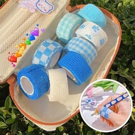 Dopamine Plaid Finger Bandage Self Adhesive Finger Bandage Student Writing Supplies