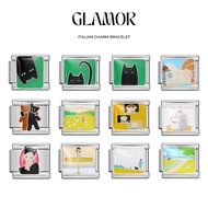 Charm Italian Bracelet Charm Bracelet Stainless Steel Bracelet