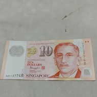 dollar singapore 10 SGD uang asli