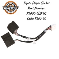 Toyota Player Socket
Part Number:

P5600-0DA1K

Code: T300-40