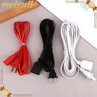 MEIGUII AC Power Cord, 2/3/5m PVC Power Extension Cord,  Copper Two-pin Wire