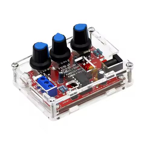 Function Signal Generator DIY Kit Sine/Triangle/Square Output 1Hz-1MHz Signal Generator Adjustable F