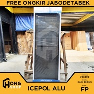 Pintu Kamar Mandi Aluminium Icepol 70X200